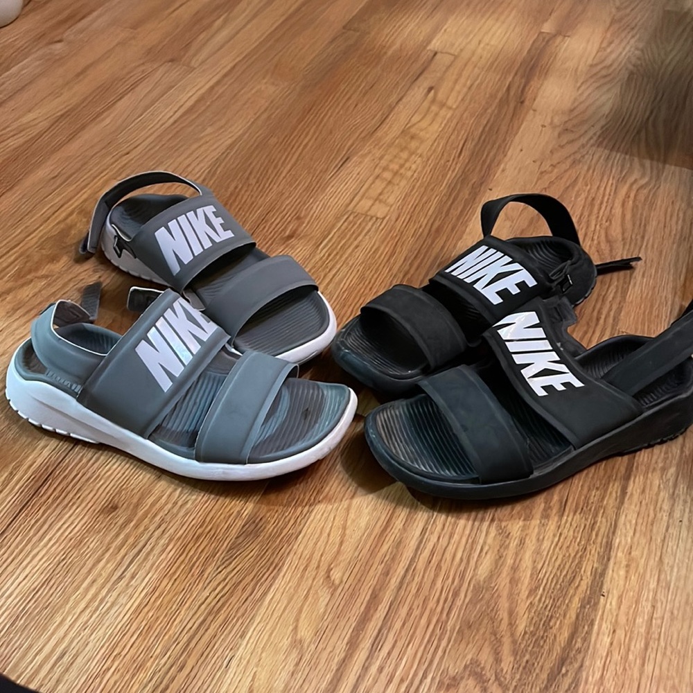 2 pair Nike sandals